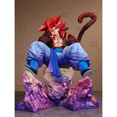 애니메이션 드래곤볼 초사이어인 4 오지터 피규어 굿즈 GK 좌식 동상 스타일 버젼, 1개