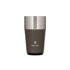 【snow peak】真空啤酒厚平底杯16oz 橄欖綠(OG) NO.TW-470-OG, 1個