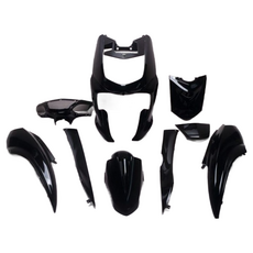 車殼玩家 舊勁戰一代機車車殼套件，5TY烤漆內裝，黑色外觀，EG部品, (更換腳踏板密合度會比較好)+200, 1套裝