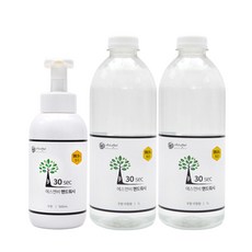 에스엔비 30s 핸드워시 무향 본품500ml 2개 + 리필1000ml