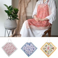 (영화)플라워 레이스 손수건 겸용 앞치마 ehd+181fe