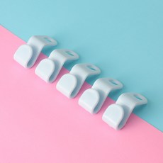 옷걸이 후크 연장 연결형 연결고리 연장후크 홀더 1구 20P, 20개, 블루