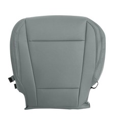 NLQR 전면 운전석 사이드 하단 교체 가죽 시트 커버 그레이 포드 F250 F350 F450 F550 2017-2021과 호환114655