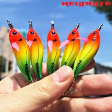 메가바이트 메가탄 50 미니 케이무라 레이저 에기, 5개, 4.7g, #19 R.Y.G