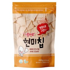 기름제로현미칩 과자, 200g, 2개