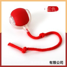 貓咪玩具球自嗨球逗貓逗狗滾滾球毛寵物解悶逗貓球貓玩具寵物玩具, 1個, 長續航一小時繩子紅帶喚醒300毫安電池+保護板:1個