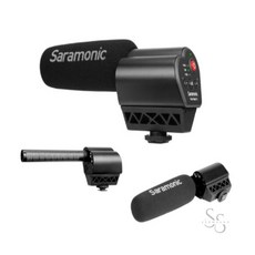 쏨숭 Saramonic 야외촬영용 카메라 콘덴서 샷건 마이크 카메라마이크, 1개