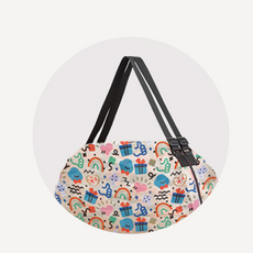 더홈스 휴대용 접이식 장바구니, 1개, 6.선물박스