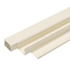 랜 닥트 LAN 사각 전선 몰딩 40X30X1000mm 백색 미색 랜선 케이블 전선 정리 전선 보호 쫄대 덕트, 1개