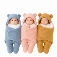 嬰兒包巾分腿式睡袋，精美袋裝，多功能抱毯抱被，寶寶舒適包巾，當天快速出貨