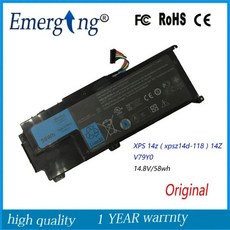 델 XPS L511z L511X L412Z 14z 15z 시리즈 V79YO V79Y0 용 정품 노트북 배터리 14.8V 58WH 신제품