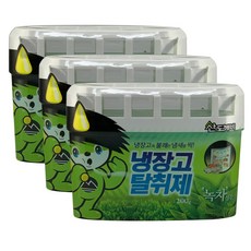 산도깨비 냉장고 탈취제 200g 녹차성분 3개