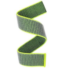 Abanen 후크 앤 루프 퀵 드라이 시계 밴드 피닉스 7X / 6X / 5X 26mm 우븐 나일론 초경량 스포츠 손목 밴드 스트랩 Garmin Fenix 6X 프로/사파, 밝은 녹색
