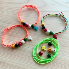 사영리 십자가 고무줄 팔찌 V2 DIY, 1개, 단품