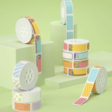 HPRT 모에모에 QUITE UNA20 라벨프린터 전용 라벨지 스티커, 투명 라벨지 2종, 1개