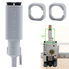 3D 프린터 액세서리 필라멘트 허브 Bamboo Lab AMS Lite 5방향 부품 스위치 분배기 교체용, 01 회색