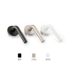TL 1103 그레이 블랙 화이트 버튼형 방문손잡이 욕실 나무문 ABS도어 레버손잡이, 1개, TL 1103 화이트