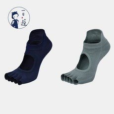 NicoFun 空中瑜伽露趾露背防滑襪