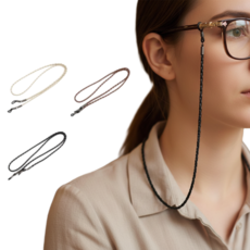 데일리 심플 안경 선글라스 꼬임형 목걸이 스트랩 세트