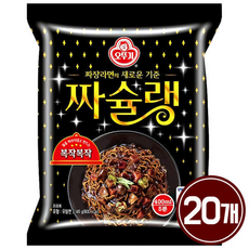 오뚜기 짜슐랭 / 라면 봉지라면, 20개