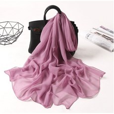 쉬폰 봄 가을 정장 우아한 스카프