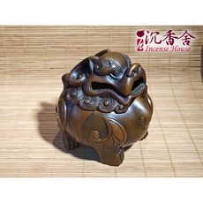 沉香舍 陳巧生親製瑞獸銅爐，附收藏證書，正品保證，現貨實拍，神獸吐煙辦公室玄關造景, 1個