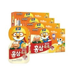 팔도 뽀로로홍삼쏙쏙 오렌지 100ml x 40개입