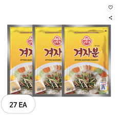 오뚜기 겨자분, 200g, 27개