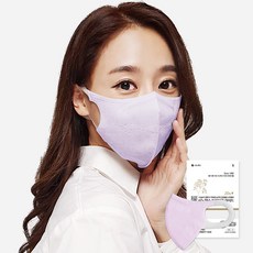 시노텍스 프리미엄라이트 새부리형 컬러 여름 마스크 소형, 1개입, 40개, light라벤더핑크