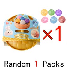 덤플링 스퀴시 미스터리즈 만두 스트레스 해소 피젯 토이 홈 오피스 데스크 액세서리 파티 선물, 12 Random 1 Packs