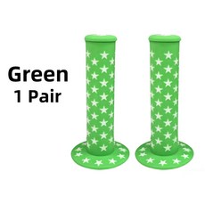 고무 자전거 핸들 미끄럼 방지 사이클링 세발 스쿠터, 1개, 4. Green-1 Pair