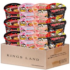 삼양 큰컵 4종 (불닭볶음탕3 까르보불닭3 로제불닭3 불닭볶음면3), 1개