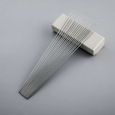 바베큐 고기 꼬챙이 캠핑 쇠 304 꽂이 스텐 양꼬치, 20개, 길이 20cm 지름 1.5mm 꽂이없음