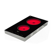 리안츠 2구 LH-202+케이스 2구 하이라이트 이동형 전기렌지 원룸 오피스텔 가정용 이동형 케이스 프리스탠딩 캠핑 고시원 글램핑 사무실, LH-202 + 실버케이스(7cm)