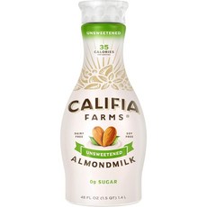 언스위트 아몬드 밀크, 6개, 1.4L