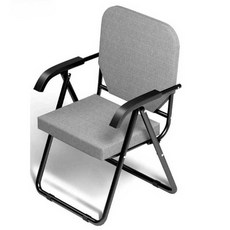 메쉬 체어 허리 지지 세미나실 상담 기본 원형 파이프(회색), 접이식 의자(비즈니스 검정)
