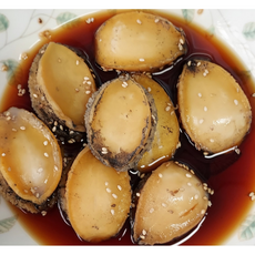 순살전복장(순살전복장조림) 300g (5마리내외) 전복장 전복조림 전복반찬 밥반찬 밑반찬 술안주 완도전복, 1개, 600ml