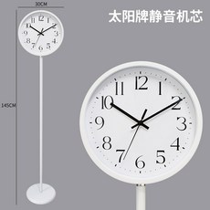 스탠딩시계 홈데코 서재 아날로그 인테리어 침실 스탠딩, 화이트 B타입