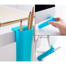 책상정리 펜수납함 테이블결합형 연필거치대