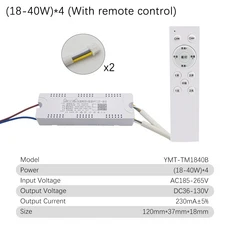 AC185-265V 지능형 원격 제어 공급 장치 스마트 프로 앱 230mA 정전류 LED 드라이버 램프 샹들리에용 220V