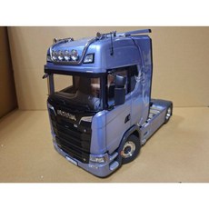 NZG Scania 730S V8 4x2 雙軸曳引車 模型 夢幻藍, 1個