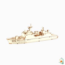 OS 구축함 충무공 이순신함 CM933 모형조립 나무배