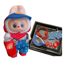 라부부 인형옷세트 라부부 꾸미기 호환 의상 소품 악세사리 세트(인형미포함), 1, 1개