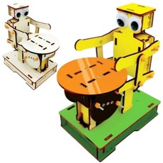 드럼연주 로봇만들기 타악기 우드 과학완구 방과후로봇 과학교구 로봇키트