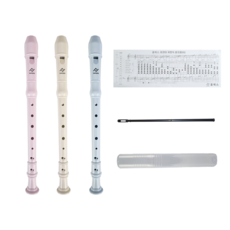 stp 리코더 소프라노 저먼식 HYRG-101 국내산 자체제작 KCL인증 안전한 초등학교 음악준비물, 1개, 핑크