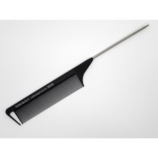 뉴프렐류드 카본 스틸 꼬리빗 06926, 1개, 블랙