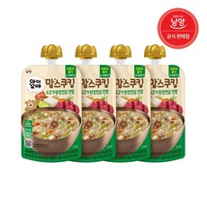 남양유업 맘스쿠킹 유아 이유식 12개월 된장찌개 100g 4개, 100g/4개