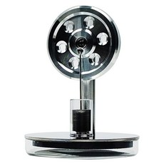 야믹스 조립되지 않은 DIY 저온 스털링 엔진 모터 모델 증기 열 물리 교육 키트 실버, 1개, 메탈릭 실버