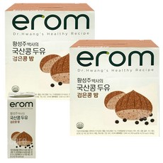 이롬 황성주 국산콩두유 검은콩 밤 190ml 32팩, 32개