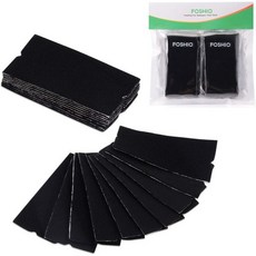 20PCS 블랙 스탠다드 프리컷 자가 접착 스퀴지 원단 펠트 교체용 4인치 자동차 차량용 비닐 응용 도구 틴트 스크레이퍼 자동, 20 Count (Pack of 1), 1개